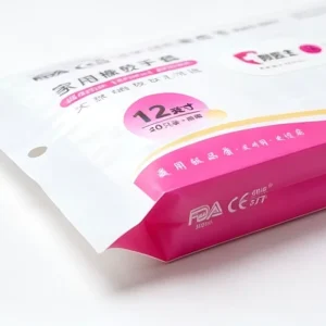 Household Rubber Gloves Self adhesive Gusset Packaging Bag Heavy Duty Quality