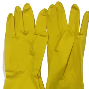 Household Rubber Gloves Yellow High Quality Household Latex Glovetinted Cleaning Kitchen 29CM Length Latex Household Gloves