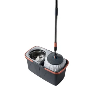 Household Separate Bucket Mop Set Hoisting Stainless Steel Telescopic Rod Microfiber Mop