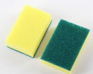 Household Sundries Series Kitchen Foam Sponge Scouring Pad Comfortable Cloth Sponge for Cleaning