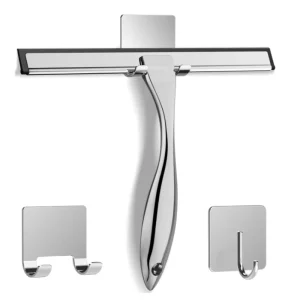 Household Window Mirror Squeegee All Purpose Stainless Steel Shower Squeegee for Shower Glass Door