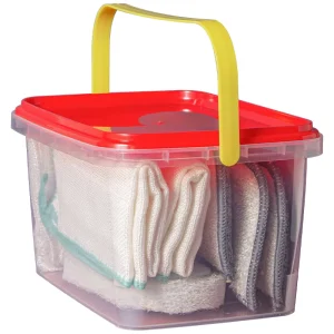 Household Window and Kitchen Cleaning Caddy Kit Tool Storage