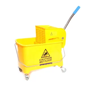 Household and Commercial Single Bucket Cloth Squeezing Water Truck Large Capacity Hand Press Cleaning Vehicle