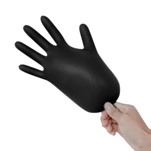 Hypoallergenic Black Vinyl Gloves Household Disposable Vinyl Gloves for Hand Protection