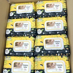 Hypoallergenic Disposable Baby Wipes Hospital Grade Fragrance Free Individually Wrapped Daily Care Wipes