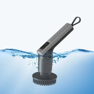 IPX7 Waterproof Eco Friendly Electric Adjustable Handle 10 Replaceable Brush Heads House Cleaning Brush