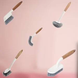 In Stock Floor Brush Manufacturer Wooden Handled Brushes for Household Cleaning and Grout Lines