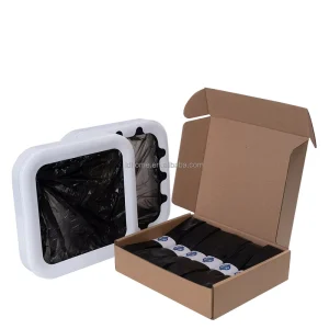 In Stock Refill Ring Trash Bag Cat Waste Bag for Purobot Ultra Cat Litter Box Plastic Trash Bags Garbage Refill Fold Bag