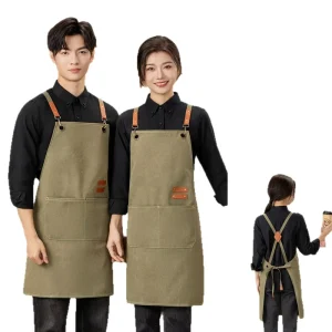 In stock Aprons Customized Waterproof and Oil-proof for Factories Kitchens Home Use Nail Salons Coffee Shops