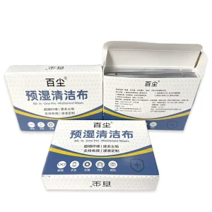 Individually Wrapped Disposable Cleaning Cloths Pre Moistened Alcohol Wet Wipes for Eyeglasses Lens Screen Cellphone