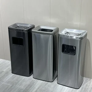 Indoor Eco Rubbish Bin Stainless Steel Waste Bin Trash Can