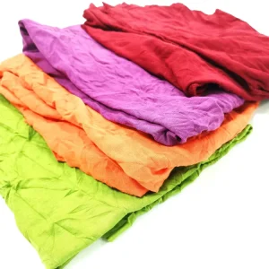 Industrial Cleaning Cloths Recyclable Wiping Cloths Colored Cotton Cleaning Cloths 100 Pure Cotton