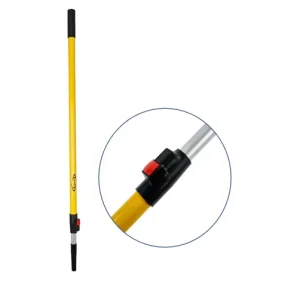 Industrial DIY Grade 3m Aluminum Adjustable Rod with Fiberglass Tube Telescopic Pole for Window Cleaning