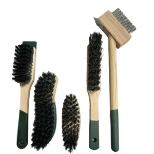 Industrial DIY Grade Wooden Handle Cleaning Brushes Stiff Bristle Wire Brushes for Garden Floor Rust Removal