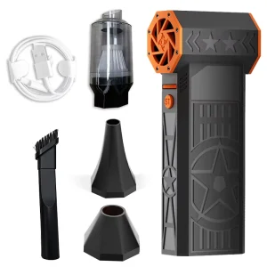Industrial Electric High Pressure Dust Blower Cordless Turbo Air Duster Brushless Motor 4000mAh Battery for Workshop Machinery