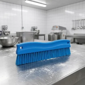 Industrial Food Grade PP Handle Nylon Bristle Cleaning Brush for Hygienic Maintenance and Eco Friendly Factory Use