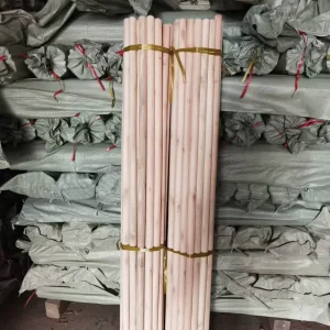 Industrial Grade Wooden Broom Handle Outdoor Push Broomstick Eucalyptus Wood Spade Handle Shovel Stick Durable OEM