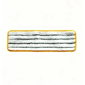 Industrial Hook and Loop Microfiber Replacement Mop Pad Flat Mop Head Refill Heavy Duty Floor Scrubbing Cleaning Pad