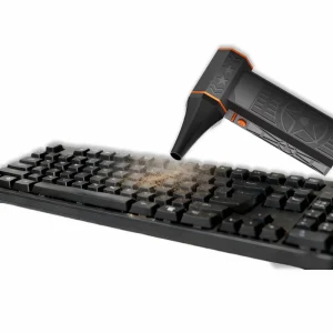 Industrial Keyboard Cleaning Blower Cordless Electric Air Duster Brushless Motor 8000mAh USB C Rechargeable 500CFM for Computer
