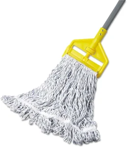 Industrial Looped Cotton Mop Refill Durable Mop Head Absorbent Replacement Mop Head for Public Commercial Hard Floor Washing