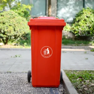 Industrial Outdoor Plastic Waste Garbage Bin Dustbin 240L Recycle Trash Can