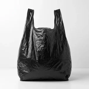 Industrial Plastic Vest Garbage Bags Heavy Duty Large Capacity Trash Bags for Commercial Factory Use