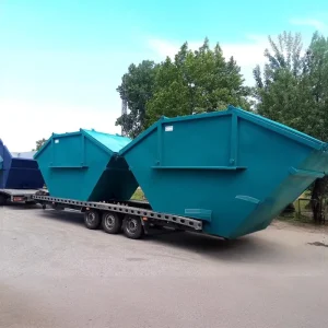 Industrial Recycling Waste Bin Skip Bin Garbage Container with Hook Lift System for Waste Treatment Machinery