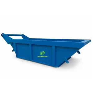 Industrial Steel Skip Bin 2m3 Waste Container for Building Site Waste Q345 Steel Compact and Durable Design