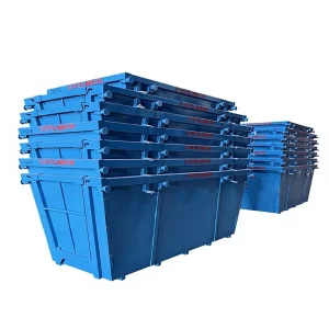 Industrial Steel Waste Recycling Bin Dumpster Skip Bin with Door for Home Construction Restaurant Farm New or Used