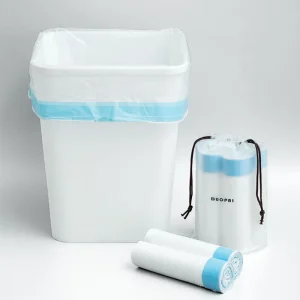 Industrial Strength 13 Gallon Clear PE Trash Bags Customizable for Household and Commercial Use