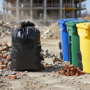 Industrial Strength 55 Gallon Drum Liners Heavy Duty Puncture Resistant Garbage Bags Large Plastic Liners Trash Bag for Waste