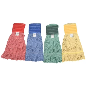 Industrial Strong Absorbent Cotton Yarn Scrubber Wet Mop Head for Warehouse Concrete Surface