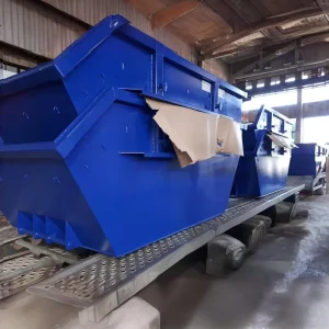 Industrial Use Customized Stackable Steel Skip Bin Garbage Recycling Waste Bins