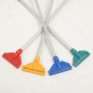 Industrial Wet Mop Wax Mop Clamp With Aluminum Pole
