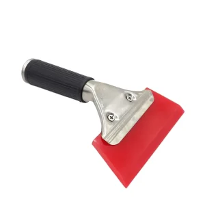 Interchangeable Car Film Scraper Rubber Vinyl Squeegee with Plastic Handle for Removing Stickers
