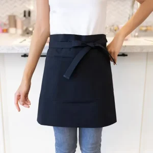 JIAMING Sleeveless Waist Apron Half Length for Cooking Cafe Shop Waiter Hotel Bakery Waiters Waitresses OEM Service