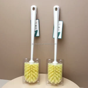 JY1609 Plastic Long Handle Cup Brush for Bottle Washing Hard PET Bristle Bottle Brush