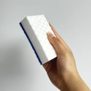 JYM 9989 Dual Sided Melamine Nano Sponge With Scouring Pad Auto Detailing Cleaning Block Custom Color OEM Available