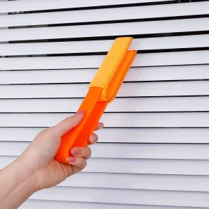 JYM 9996 Durable Plastic Blind Duster Brush Reusable Window Blind Gap Cleaner for Car Air Vent Door Track Slat Cleaning
