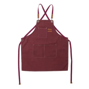Japanese and Korean Style Simple Apron Waterproof Home Daily Kitchen Restaurant Waiter Work Clothes Pure Cotton Apron