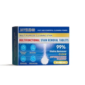 Jaysuing Multipurpose Cleaner Powder Grease Oil Dirt Cleaning Sink Clothes Stains Kitchen Household Cleaner Tablets