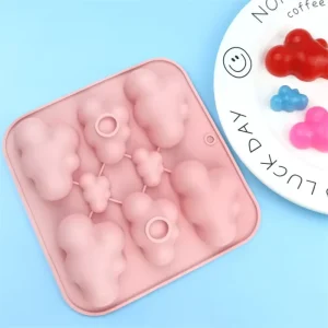 Jelly Mold Handmade Biscuit Mold DIY Glue Dripping Decorative Factory 8 Cavity Cloud Silicone Chocolate Mold