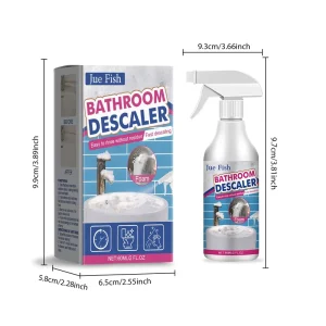 Jue Fish Eco Friendly Household Cleaner Liquid Effective for Bathroom Cleaning Shower Room Bathtub Wash Basin Scale