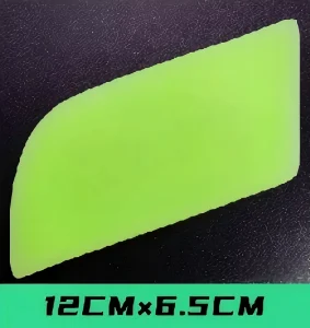 K-A-54 Large Multi blade Fine Grind Slanted Angle Lathe Chip Scraper Rubber Squeegee Yellow Blade Car Wrap PPF Tools