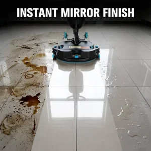 K4 Mini Floor Scrubber 500mm Double Brush Floor Washer Commercial for Cafe Shop and Bakery Floor Slip Protection