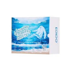 KELEE Best Selling Custom OEM Eco Friendly Laundry Sheets Manufacturing Low Price Plastic Free Laundry Detergent Sheets