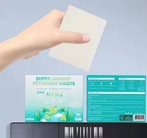 KELEE Laundry Detergent Sheets Laundry Strips Essential Series Gentle on Hand and Clothes All Laundry Detergent Sheet