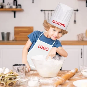 Kids Chef Hat Apron Ages 5 12 Kids Apron Children for Boys Girl’s Cooking Baking Painting Wear Sublimation Printing Custom logo