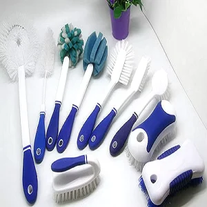 Kitchen Accessories Household Clean Tool clean brush Set plastic Brush Cheaner with Soft Grip Handle