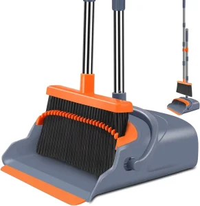 Kitchen Accessories Household Non slip Long Handle Broom and Dustpan Cleaning Tools for Floor Clean Scrub Broom